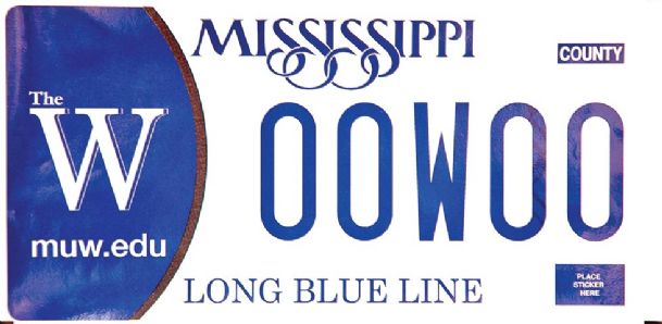 Mississippi University for Women unveils new car tag