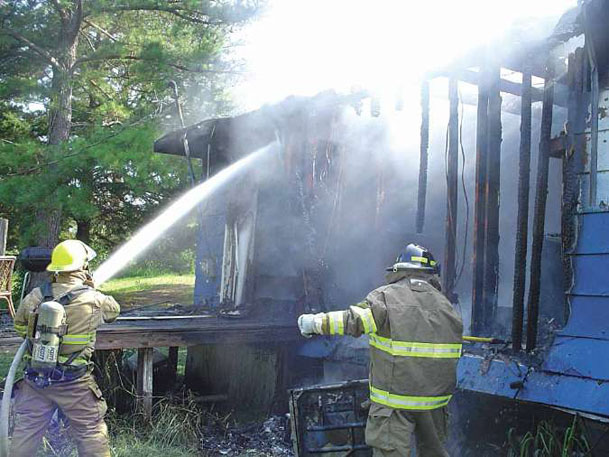 Three firefighters sent to hospital for heat exposure