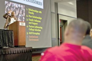 Symposium examines high drop-out rate among black male college students