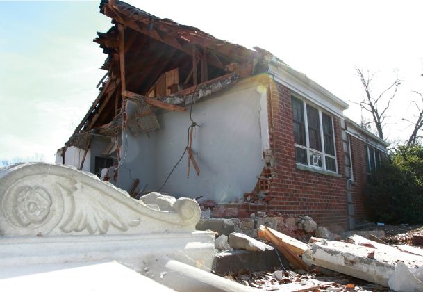 Health department demolition underway