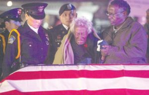 Widow gets remains of soldier lost in Korean War