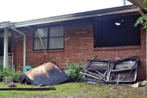 4 displaced after fire destroys public housing units