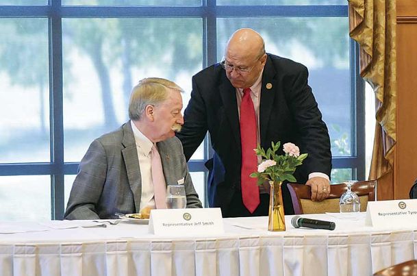 Infrastructure, tax cuts dominate discussion at luncheon