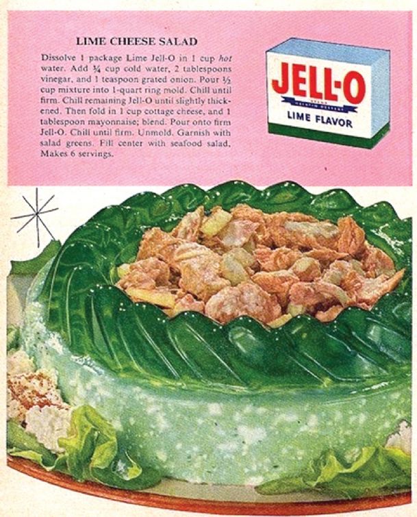 Potato Salad Gelatin Mold - Mid-Century Menu