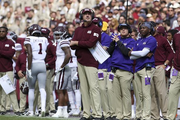 Despite a trying season, Joe Moorhead continues to learn as a head coach