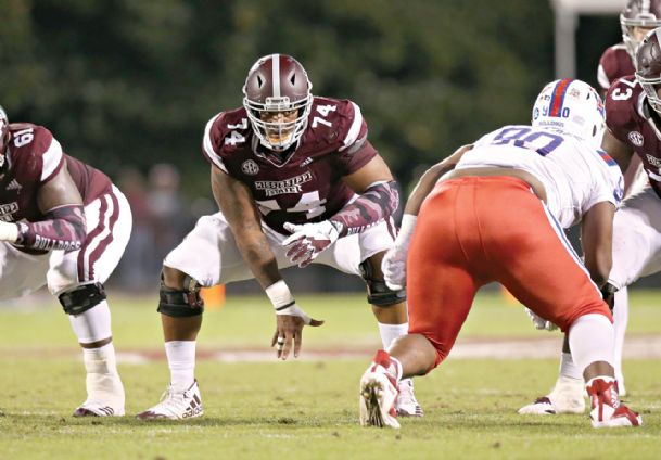 Senior Elgton Jenkins Wins 2018 Kent Hull Trophy - Mississippi State