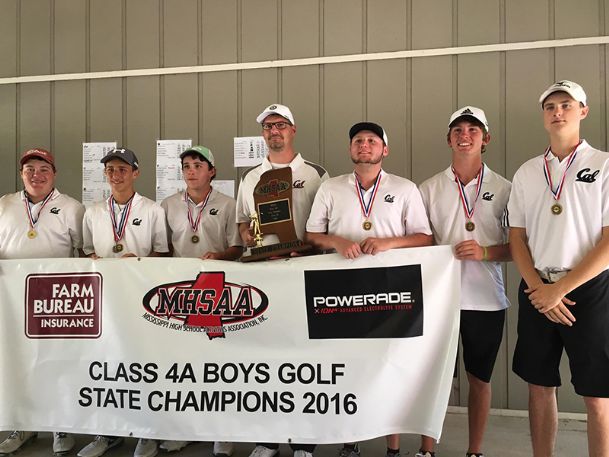 Caledonia boys golf team wins state title