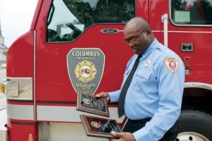 ‘One of the good guys’: Miller named Firefighter of the Year for second-straight time