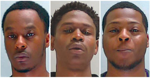 Three jailed for breaking into cars, stealing firearms