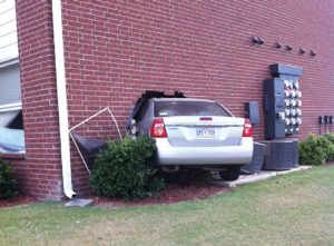 Sleeping man escapes injury when car crashes into bedroom