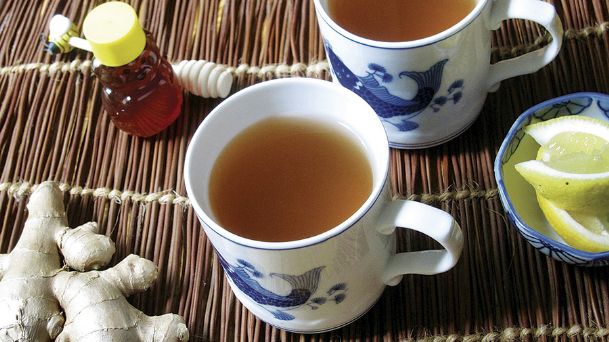 Ginger tea is a soothing drink