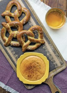 Great for big game day, any day: cheesy beer dip with hot pretzels