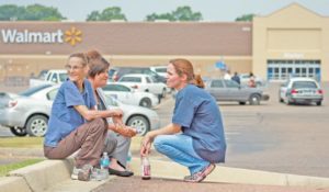 Photo: Bomb threat at Walmart