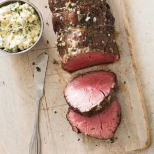 To cook a center-cut tenderloin, we use a reverse-sear