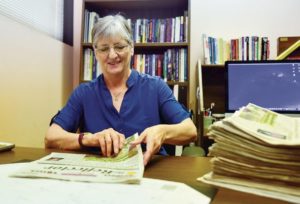 Making the final deadlines: Journalism instructor Frances McDavid retiring after 30 years at MSU