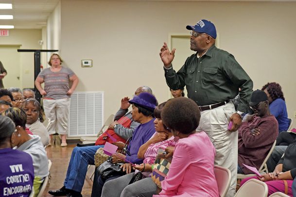 Plans go awry at Kerr-McGee redevelopment meeting