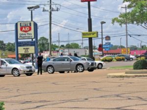 Photo: Bomb threat at Rite Aid