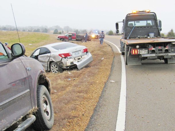 Photo: Frontage Road wreck