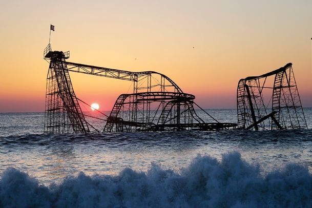 Roller coaster to be removed from ocean