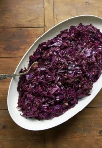 Cooking on deadline: Spicy braised radicchio and red cabbage