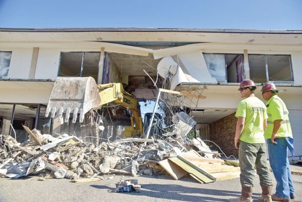 Photo: Gilmer Inn demolition