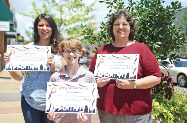 Photo: Discover Downtown Scavenger Hunt winners