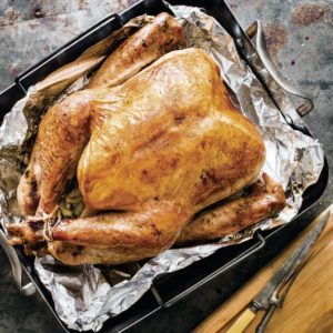 Want a crisp and moist turkey with mahogany skin? No sweat