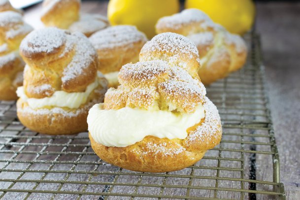 Pastry love: lemon cream puffs