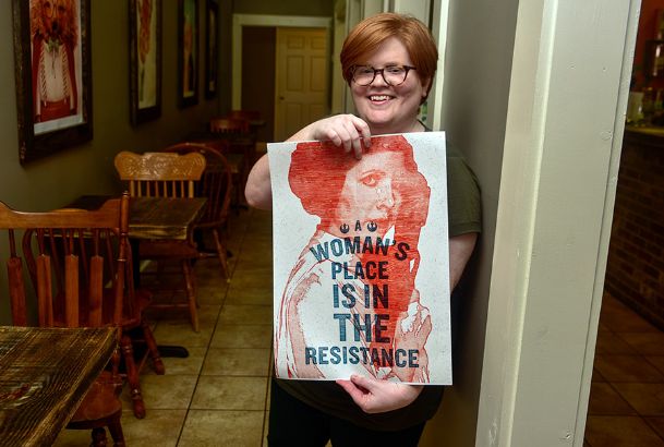 In the Resistance: Columbus artist’s designs for women’s march signs reach worldwide audience