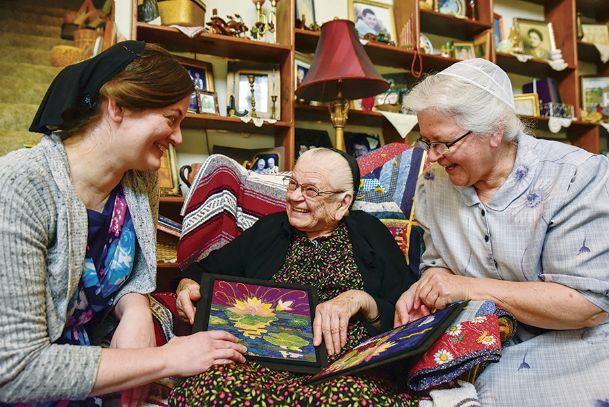 Sewing circle: For seven sisters and their mom, this family ritual is a must