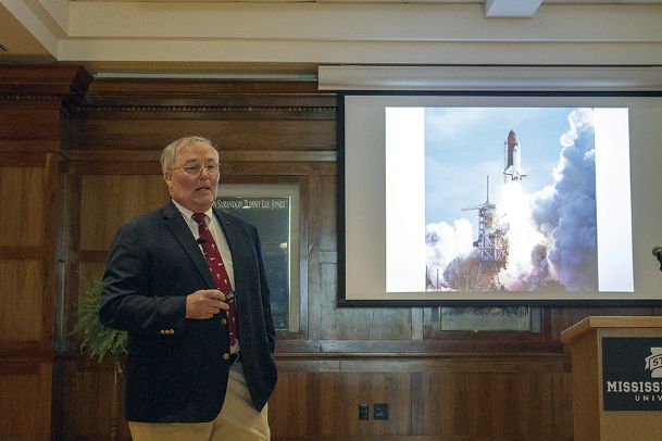 To space and back: 7-time astronaut Jerry Ross speaks at MSU to commemorate university’s first Astronaut Scholar