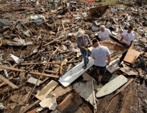 Okla. twister debris would create mile-high pile