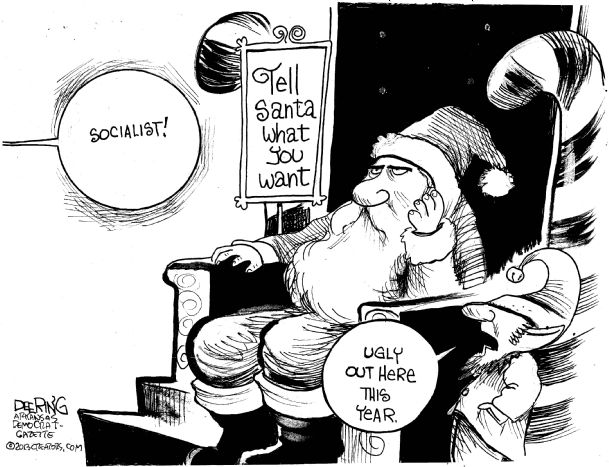 Editorial cartoon for 12-19-13