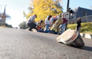 Bicycle accident on Main