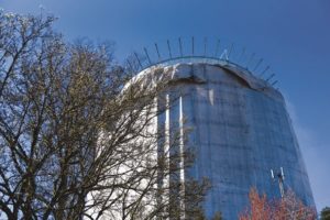 Columbus water tower gets makeover