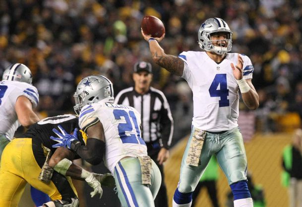 Prescott, Cowboys win thriller over Steelers