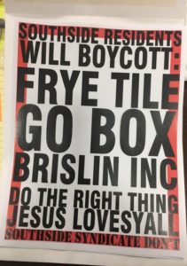 Flier calling for boycotts further disrupts divisive Southside development issue