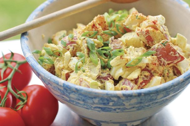 The delicious love child of potato salad and deviled eggs