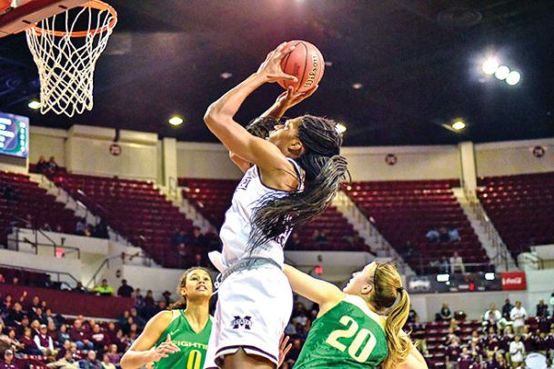 McCowan dominates on, off court for No. 5 MSU