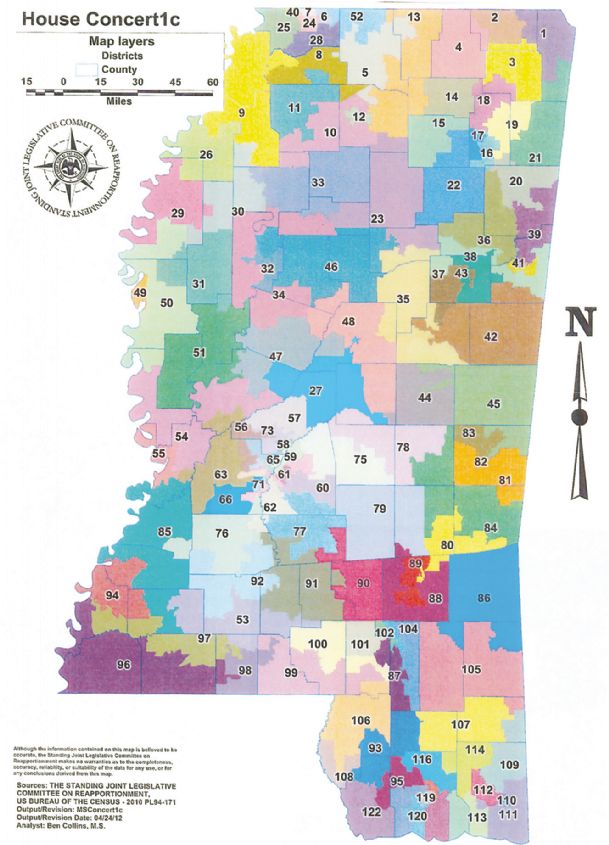 State redistricting map passes House