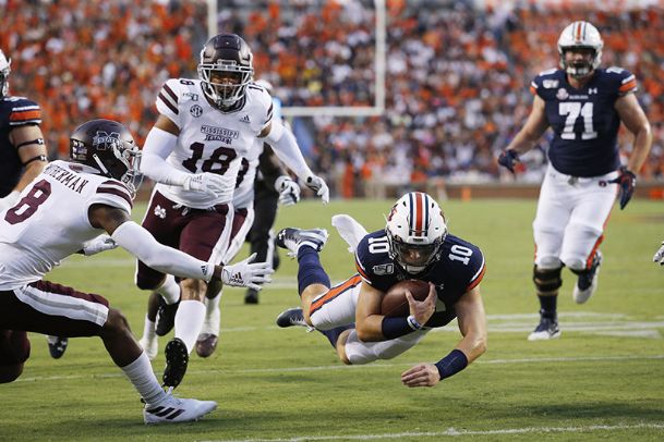 Mississippi State defense thrashed in rout at Auburn