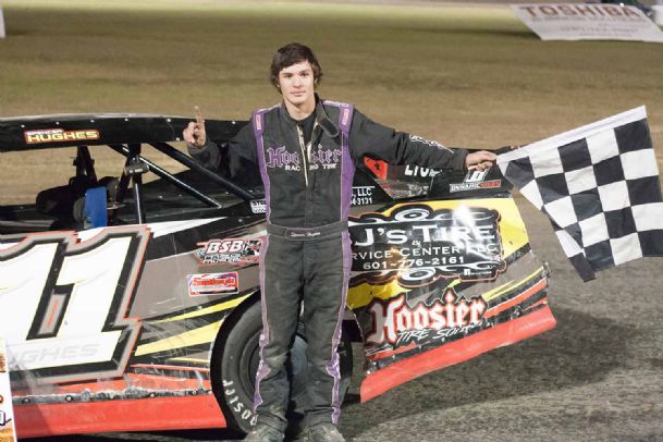 15-year-old Hughes wins Falls 40 Street Stocks race