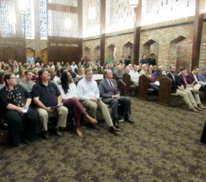 ‘The only way we can get it together is together’: MSU students, faculty address hate head-on  at vigil remembering Pittsburgh shooting victims