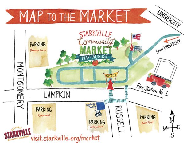 Starkville market, arts walk scheduled Saturday