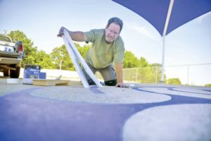 Labyrinth nears completion at Franklin