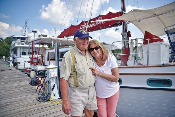 Living the dream: New Jersey couple sees the world from a 40-foot motorized sailboat