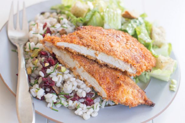 A speedy chicken breast that packs flavorful, crunchy punch