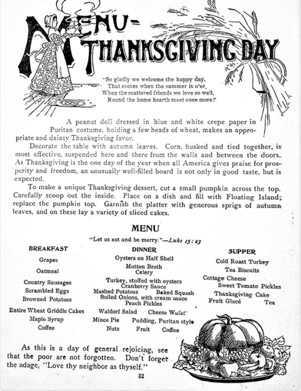 What Was on the Menu at the First Thanksgiving?, History