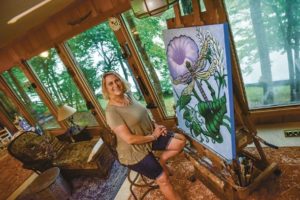 A natural fit: This Columbus artist doesn’t have to look far for inspiration