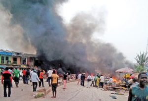 2 bomb blasts in Nigeria kill at least 118